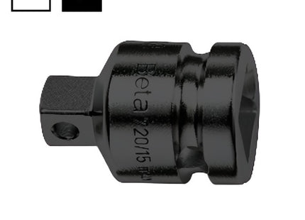 BETA   729/15 RACCORDO MACCHINA QUADRO FEMMINA 1" E MASCHIO 3/4"