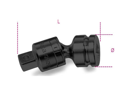 BETA   729/25 SNODO MACCHINA QUADRO MASCHIO E FEMMINA 1"