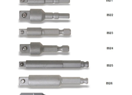 BETA   892/0 RACCORDO PER AVVITATORI ATTACCO 1/4" QUADRO 1/4" MM25