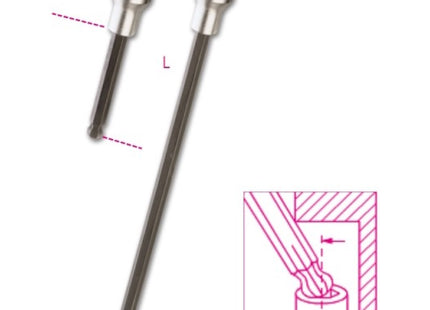 BETA   920BP CHIAVE A BUSSOLA A MANO 1/2" ESAGONALE SFERICA MM 5XL