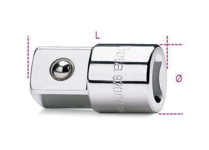 BETA   920/16 RACCORDO QUADRO FEMMINA 1/2" MASCHIO 3/4"