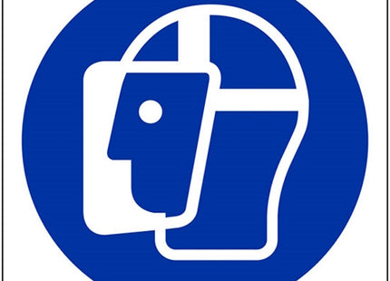 SEGNALE (CARTELLO USARE LO SCHERMO PROTETTIVO) IN ALLUMINIO MM350X350