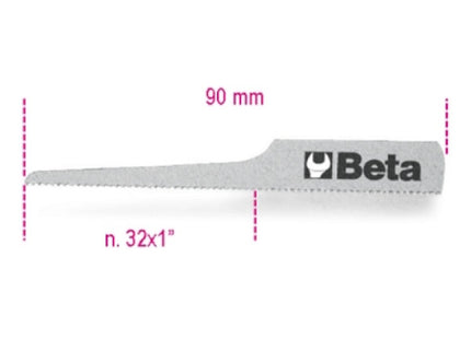 BETA  1942LR LAMA DI RICAMBIO A 32 DENTI PER 1942