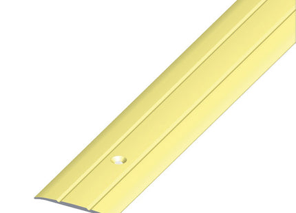ALFER PROFILO DI RACCORDO ALLUMINIO ANODIZZATO OTTONE MM37X2,5 MT1