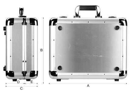FERVI VALIGIA PORTAUTENSILI IN ALLUMINIO MM440X390X185