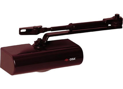 CISA CHIUDIPORTA AEREO SMART PLUS CON ARRESTO COLORE TESTA DI MORO