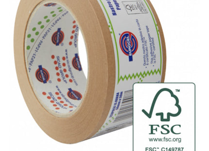 EUROCEL NASTRO ADESIVO IMBALLAGGIO CARTA AVANA MM50X50MT ECOPACK 15 PZ6