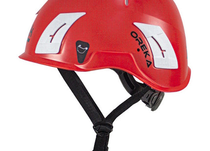 IRUDEK ELMETTO MOD. OREKA PER LAVORI IN QUOTA EN 397 COLORE ROSSO