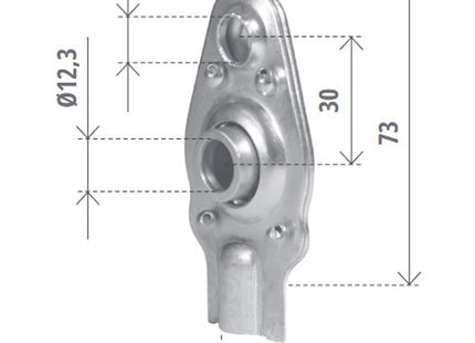 BOLIS CUSCINETTO A SFERA FEMMINA PER RULLO TAPPARELLE