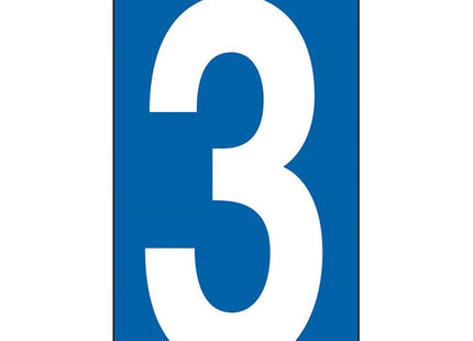 NUMERO ADESIVO BIANCO FONDO BLU MM100X 56 (3)*