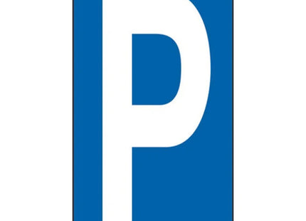 LETTERA ADESIVA BIANCA FONDO BLU MM 56X100 (P)*