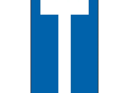 LETTERA ADESIVA BIANCA FONDO BLU MM 56X100 (T)*