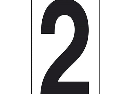 NUMERO ADESIVO NERO FONDO BIANCO MM125X 70 (2)