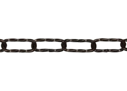 MINUTEX CATENA RITORTA FILO QUADRO IN ACCIAIO BRONZATO MOD. 202 D.MM3,5