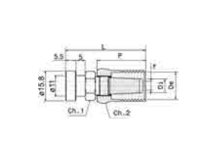 ANI ART. 28/A ATTACCO GIGANTE A BAIONETTA CON MASCHERINA D.MM13X23*