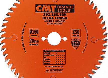 CMT LAMA PER LEGNO TAGLIO DI SUPER PRECISIONE D.MM160X2,2X20 Z 56