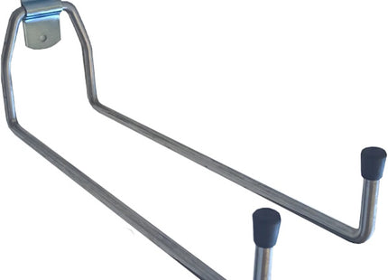 MINUTEX PORTA ATTREZZI DA PARETE MM 180 IN ACCIAIO ZINCATO BIANCO