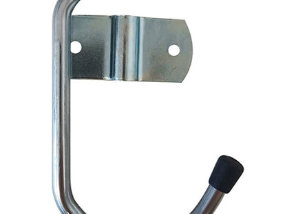 MINUTEX GANCIO DA PARETE TONDO MM 80X50 IN ACCIAIO ZINCATO BIANCO