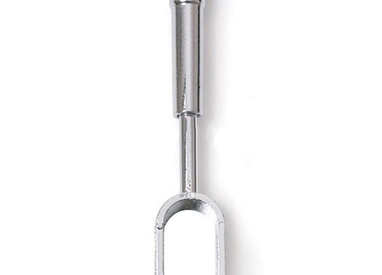 METAL STYLE REGGITUBO REGOLABILE APERTO IN ZAMA PER TUBI OVALI CROMATO