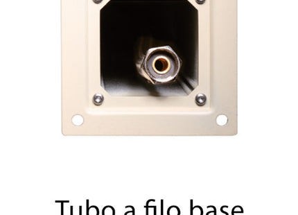 BEL-FER FONTANA QUADRATA IN ALLUMINIO COLORE ALLUMINIO