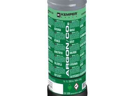 KEMPER BOMBOLA DI GAS ARGON/CO2 A MEDIA PRESSIONE LT2,2