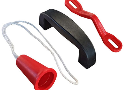 IBFM KIT MANIGLIA E CORDA IN NYLON PER PORTE BASCULANTI ART.1438