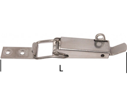 MINUTEX CHIUSURA A LEVA MM100 CON PORTALUCCHETTO ACCIAIO NICHELATO