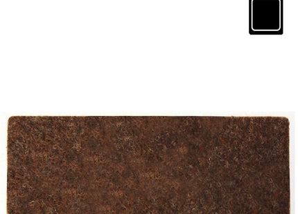 SODIFER FELTRINI ADESIVI RETTANGOLARI MM50X100 MARRONE BLISTER PZ 2