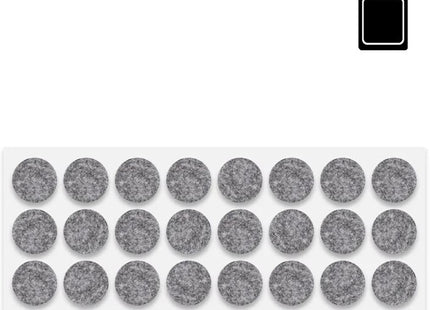 SODIFER FELTRINI ADESIVI TONDI D.MM 9 GRIGIO BLISTER DA PZ64