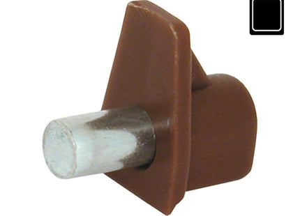 SODIFER MENSOLINE REGGIPIANO IN PLASTICA MARRONE CON PERNO CONF.PZ10
