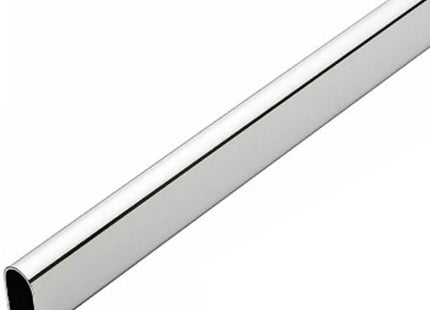 SODIFER TUBO PER ARMADIO OVALE IN FERRO CROMATO CM120
