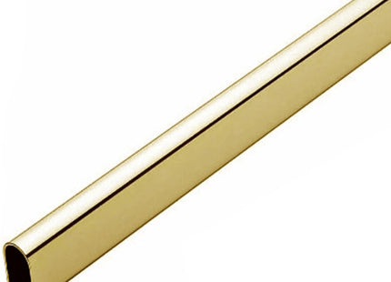 SODIFER TUBO PER ARMADIO OVALE IN FERRO OTTONATO CM120