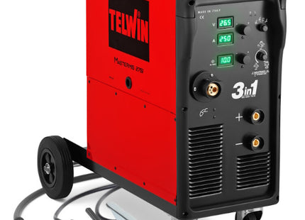 TELWIN SALDATRICE MULTIFUNZIONE MMA/MIG/TIG MASTERMIG 275I 400V