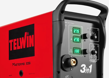 TELWIN SALDATRICE MULTIFUNZIONE MMA/MIG/TIG MASTERMIG 275I 400V