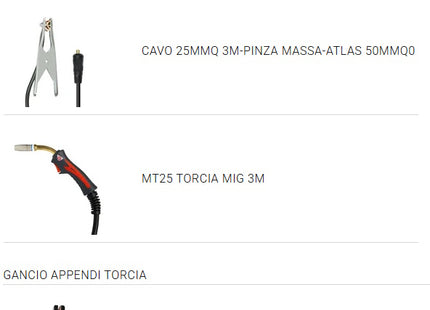 TELWIN SALDATRICE MULTIFUNZIONE MMA/MIG/TIG MASTERMIG 275I 400V