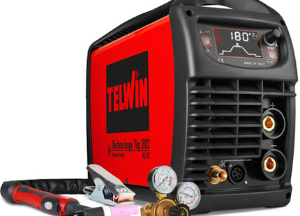 TELWIN SALDATRICE TECHNOLOGY TIG 202 AC/DC 230V + ACCESSORI