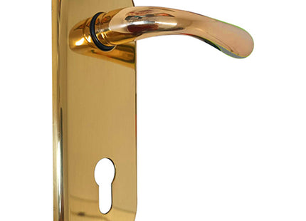 AZZI KIT GUARNITURA INTERNO PORTE CON FORO YALE OTTONATO