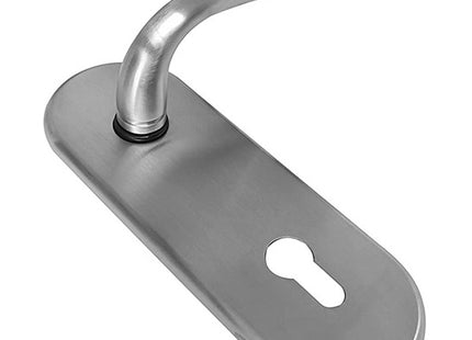 AZZI KIT GUARNITURA INTERNO PORTE CON FORO YALE CROMO SATINATO