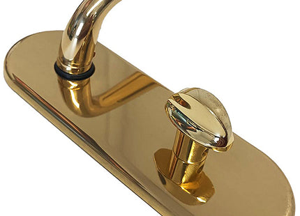 AZZI KIT GUARNITURA INTERNO PORTE CON POMOLO CILINDRO OTTONATO