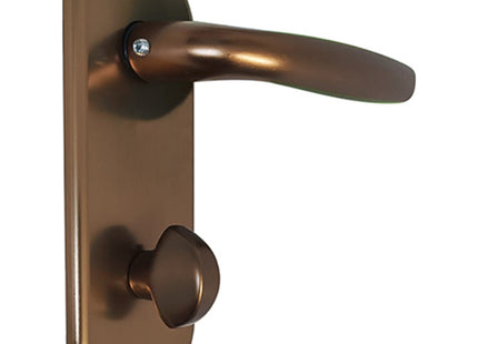 AZZI KIT GUARNITURA INTERNO PORTE CON POMOLO CILINDRO BRONZATO