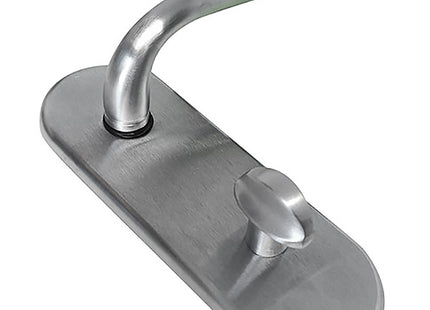 AZZI KIT GUARNITURA INTERNO PORTE CON POMOLO CILINDRO CROMO SATINATO