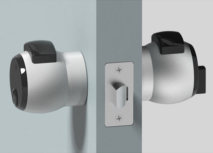 MERONI POMOLO PREMIAPRI PER PORTE BAGNI MODELLO NOVA N12 ARGENTO