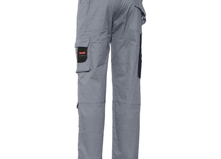 ISSA PANTALONE DA LAVORO STRETCH FODERATO COLORE GRIGIO/NERO TG.M