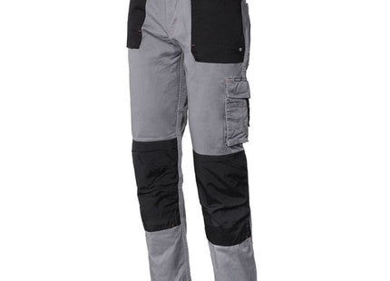 ISSA PANTALONE DA LAVORO STRETCH FODERATO COLORE GRIGIO/NERO TG.M