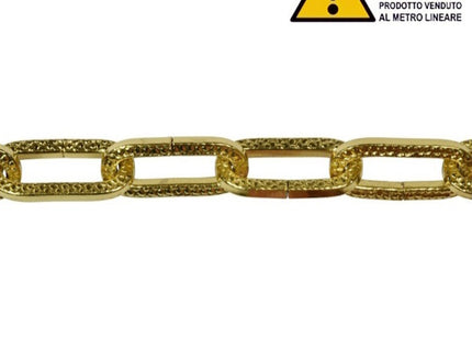 MINUTEX CATENA FILO QUADRO IN ACCIAIO OTTONATO MOD. 886 D.MM 2