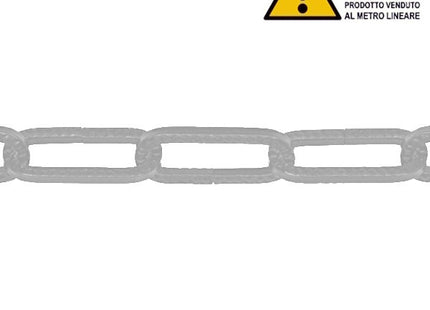 MINUTEX CATENA FILO QUADRO IN ACCIAIO BIANCO MOD. 886 D.MM 2