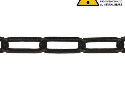 MINUTEX CATENA FILO QUADRO IN ACCIAIO NERO MOD. 886 D.MM 2