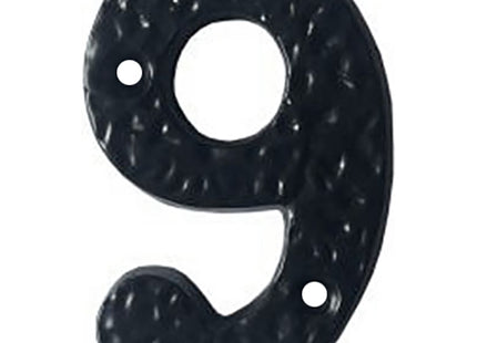 COTTALI NUMERO IN FERRO NERO MM75 N.9