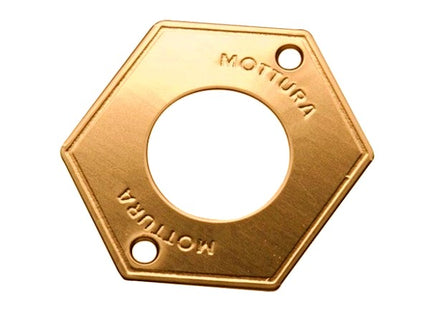 MOTTURA MOSTRINA ESTERNA PER POMPA-CILINDRO D.MM25 OTTONE