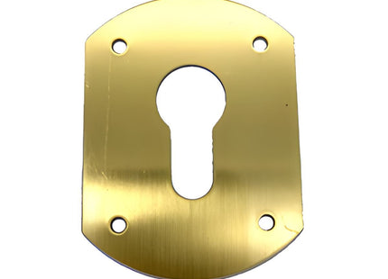 MOTTURA MOSTRINA A BOTTE PER CILINDRO A PROFILO EUROPEO OTTONE